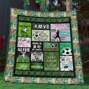Alive And Kicking Quilt Blanket No96  Quilt